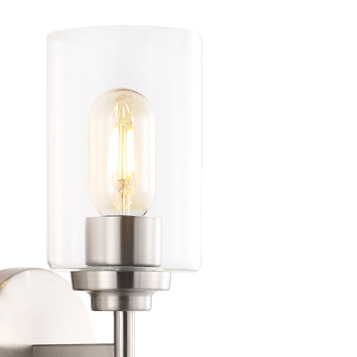 Giles 2-Light Farmhouse Industrial Iron Cylinder LED Sconce