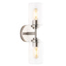 Giles 2-Light Farmhouse Industrial Iron Cylinder LED Sconce