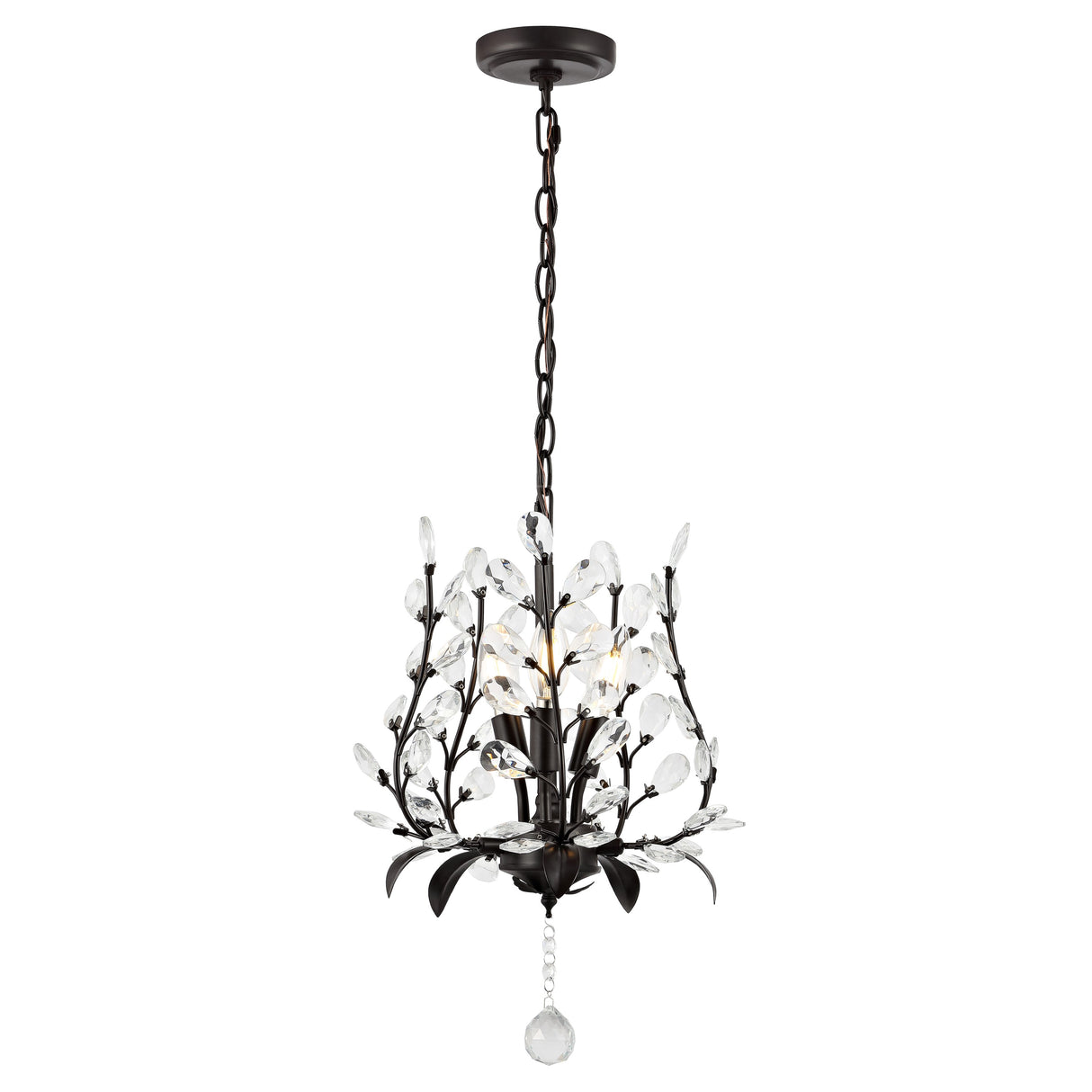 Adoria-3-Light-Contemporary-Bohemian-Iron/Acrylic-LED-Pendant-Pendants