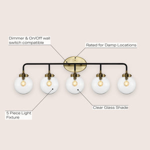 Caleb-5-Light-Contemporary-Transitional-Iron/Glass-LED-Vanity-Light-Bathroom-Vanity-Lights