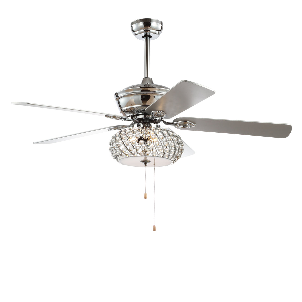 Crista 3-Light Metal/Wood LED Ceiling Fan