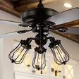 Lucas-Caged-3-Light-Metal/Wood-LED-Ceiling-Fan-Ceiling-Fans