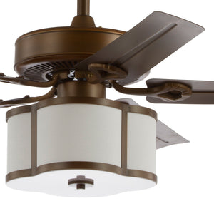 Edith 3-Light Metal LED Ceiling Fan With Remote