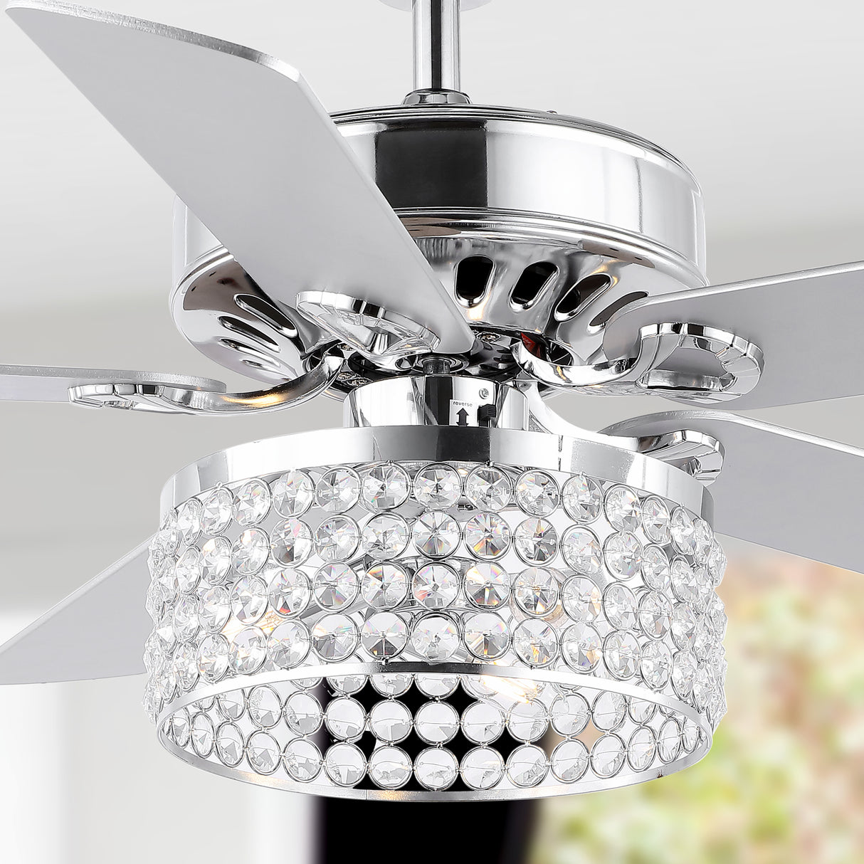 Kristie-3-Light-Crystal/Metal-Modern-Glam-Drum-LED-Ceiling-Fan-With-Remote-Ceiling-Fans