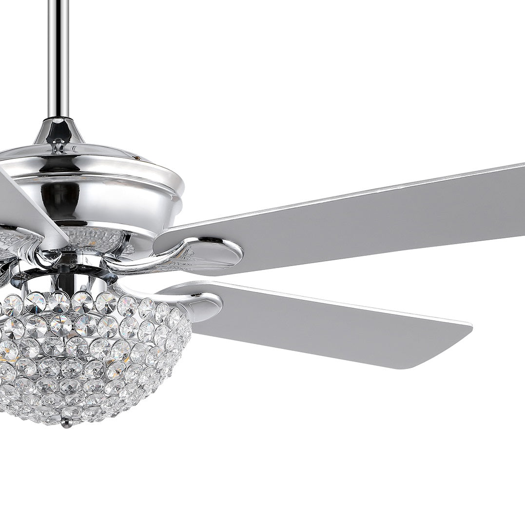 Cammy 3-Light Traditional Transitional Iron LED CEILING FAN