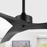 Aldrin-Modern-Minimalist-Iron/Plastic-Mobile-App/Remote-Controlled-6-Speed-Razor-Ceiling-Fan-Ceiling-Fans