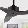 Aldrin Modern Minimalist Iron/Plastic Mobile-App/Remote-Controlled 6-Speed Razor Ceiling Fan