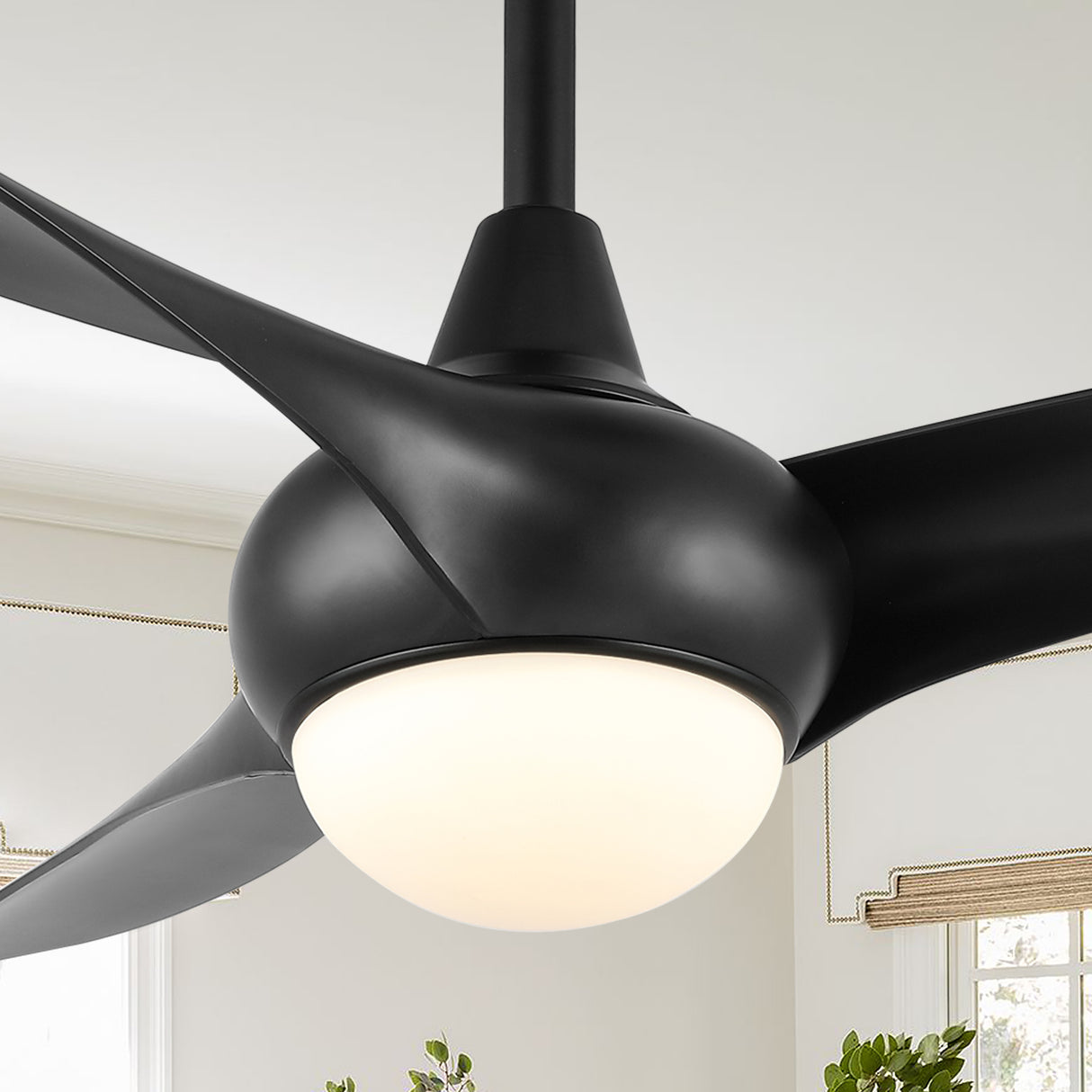 Aviator-1-Light-Coastal-Vintage-Iron/Plastic-Mobile-App/Remote-Controlled-6-Speed-Retro-Swirl-Integrated-LED-Ceiling-Fan-Ceiling-Fans