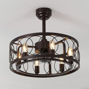 Celeste-6-Light-Industrial-LED-Ceiling-Fan,-Metal,-App/Remote,-Caged-Design-Ceiling-Fans