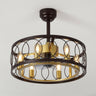 Celeste 6-Light Industrial LED Ceiling Fan, Metal, App/Remote, Caged Design