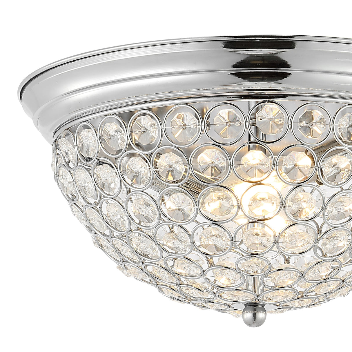 Malia 1-Light Traditional Transitional Iron LED Flush Mount
