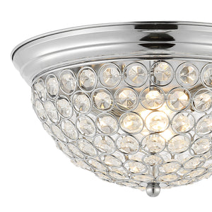 Malia 1-Light Traditional Transitional Iron LED Flush Mount
