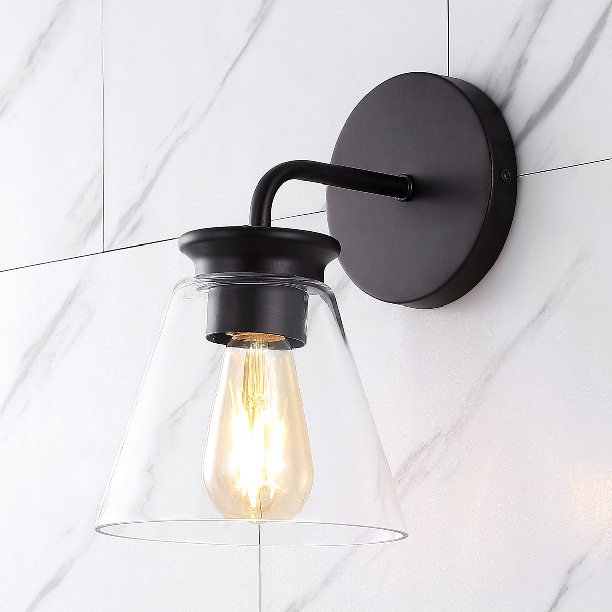 Kondo 1-Light Modern Farmhouse Iron LED Vanity