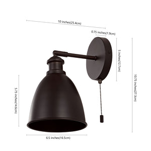 Hudson 1-Light Farmhouse Bohemian Iron LED Sconce