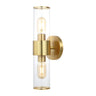 Quinn 2-Light Mid-Century Modern Iron/Acrylic LED Sconce