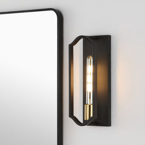 Chloe 1-Light Bohemian Farmhouse Iron LED Sconce