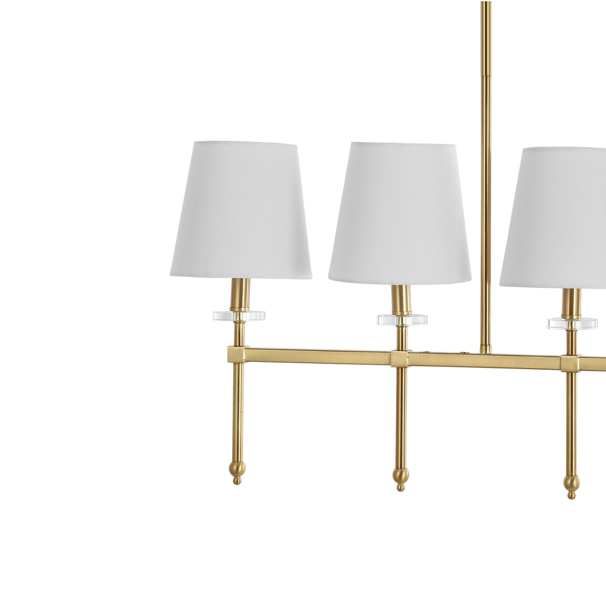 Sophie 5-Light Modern Midcentury Iron Linear LED Pendant