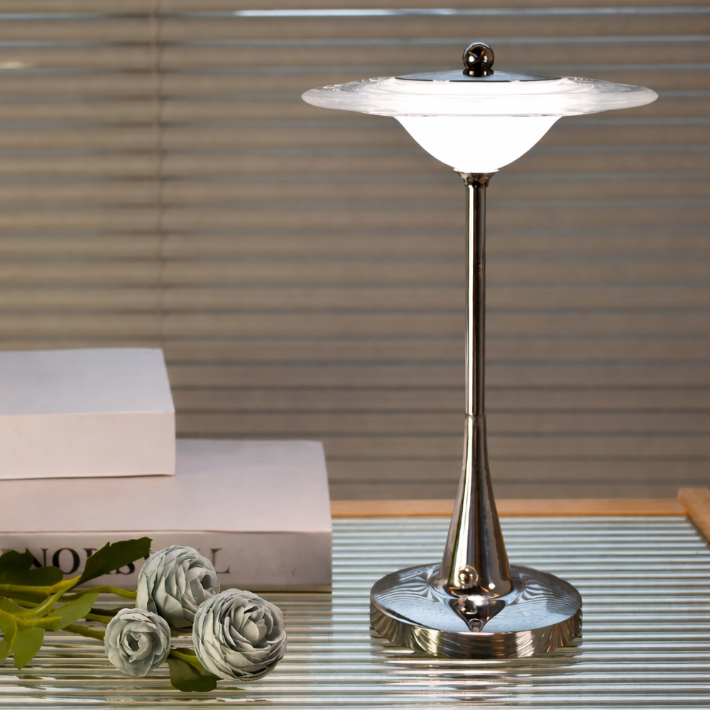 Bauhaus Style Rechargeable Table Lamp LED Mood Light for Bedroom Living Room Decor