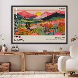 Japan 1986 Wall Art Canvas Print, Framed Yayoi Kusama