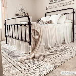 Julio Scandi Boho Area Rug - Brown