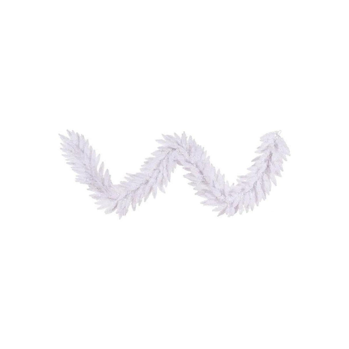 9' White Fir Artificial Christmas Garland, Unlit