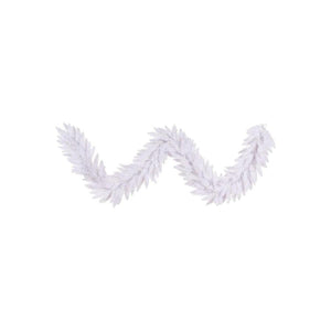 9' White Fir Artificial Christmas Garland, Unlit
