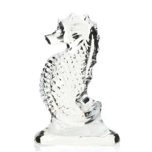 Waterford Crystal Seahorse Memento 2.5" Diamond Cut Sculpted Figurine