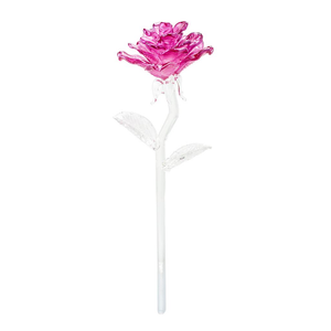 Waterford Crystal Fleurology 7.5" Choice of Sculpted Glass Rose