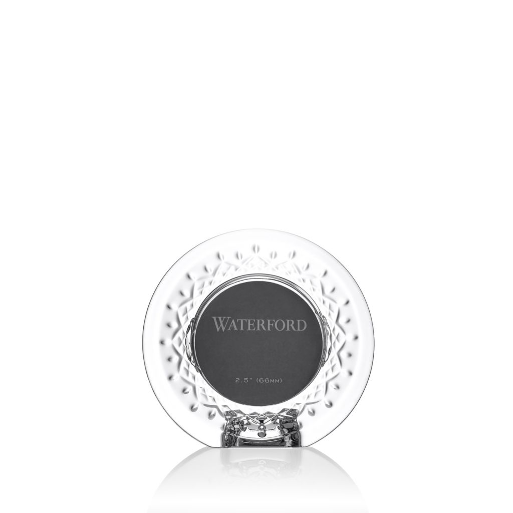 Waterford Crystal Giftology Lismore 4.5" Round Mini Frame