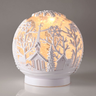 At Home w/ Jorge 6.5" Winter Scene LED Spinning Water Snow Globe