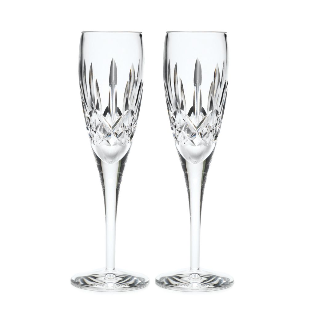 Waterford Lismore Nouveau 5.5 oz. Flute Set of 2
