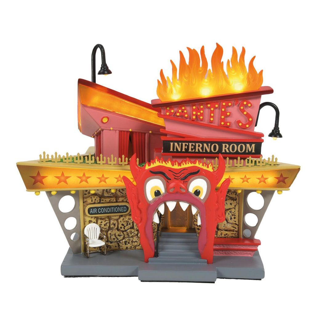 Department 56 Beetlejuice Dante's Inferno Lounge