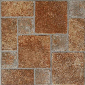 Vinyl Tile, 12 by 12-Inch, Box of 20