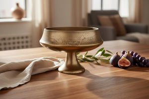 Aluminum Compote 8.75"H
