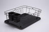 3-in-1 Dish Drying Rack, Countertop or Over Sink Design, Removable Utensil Holder, Non-Slip Feet