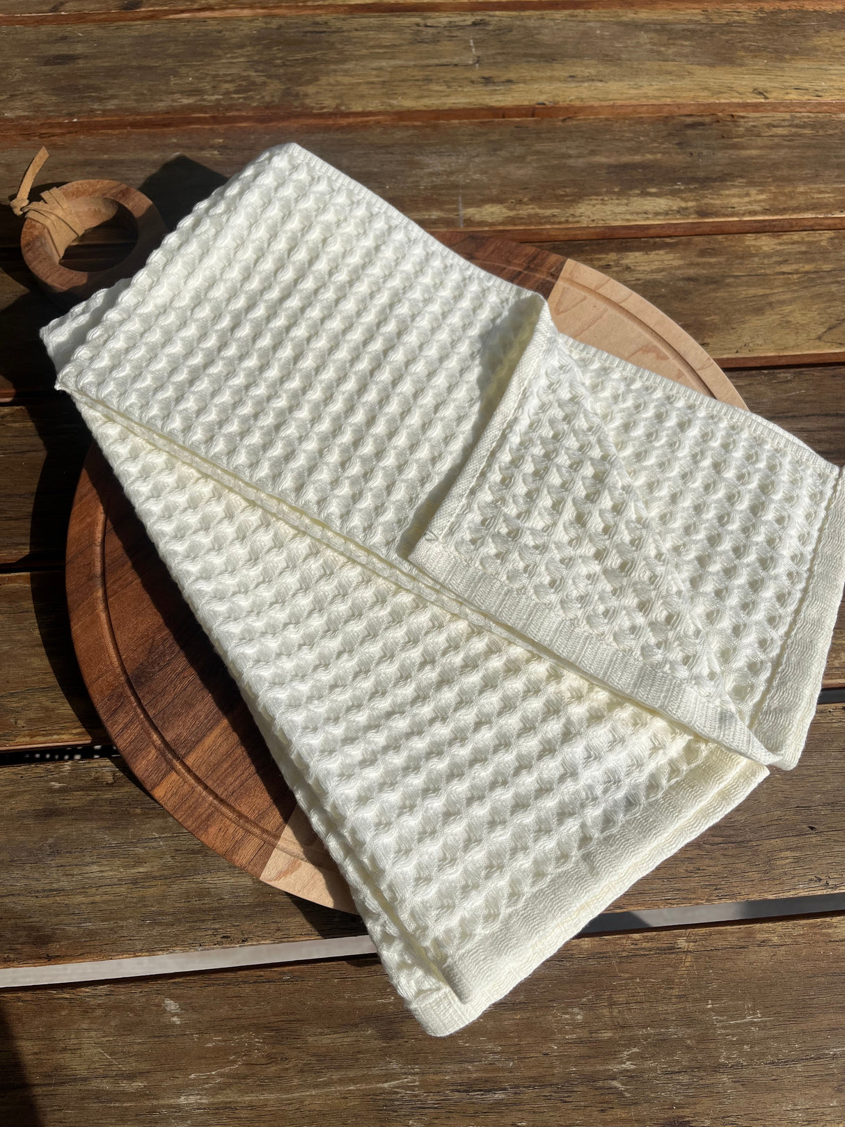 2pc Kitchen Waffle Towel Set