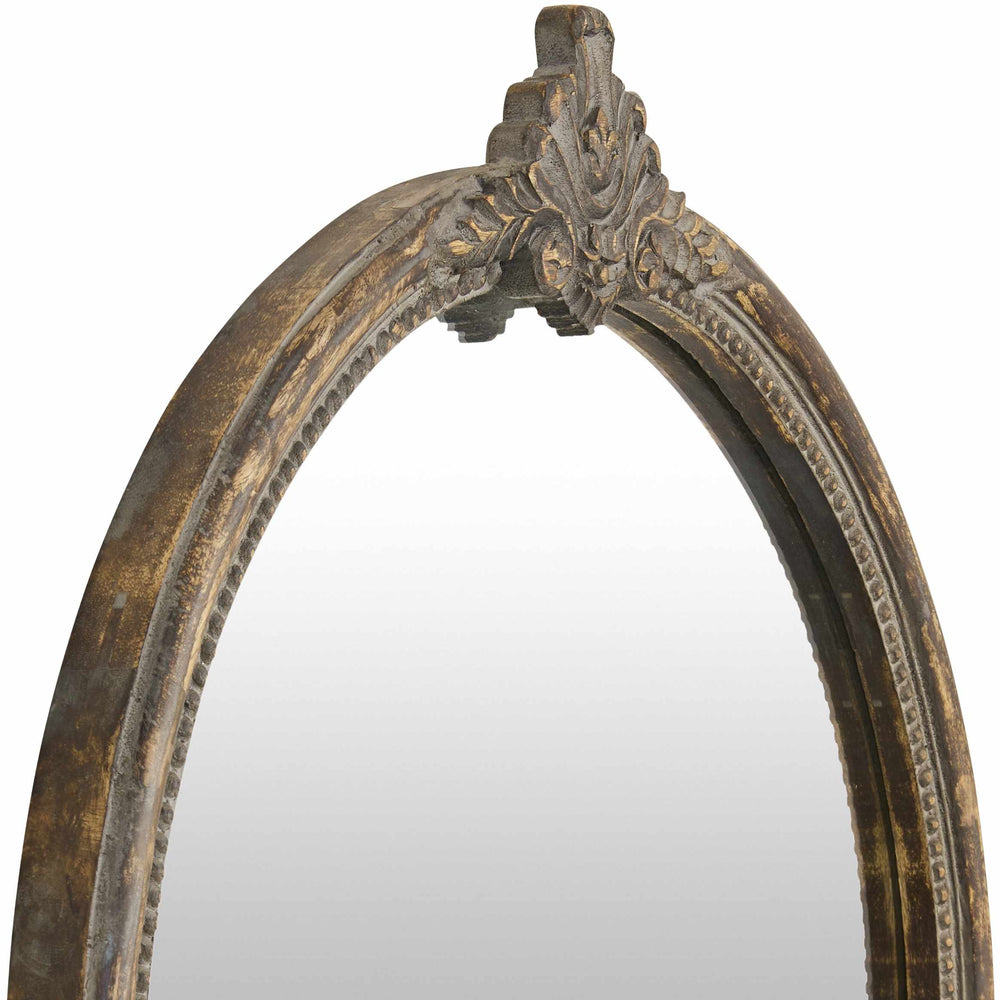 Kandersteg Dark Red Accent Mirror