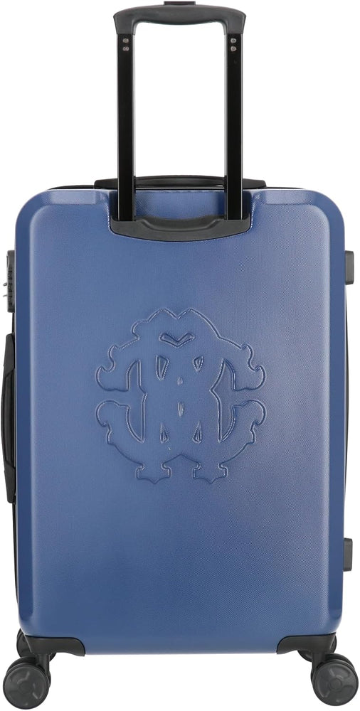 ROBERTO CAVALLI 3-Piece Solid Classic Hardshell Luggage Set – Spinner Suitcases for Carry-On & Checked Travel
