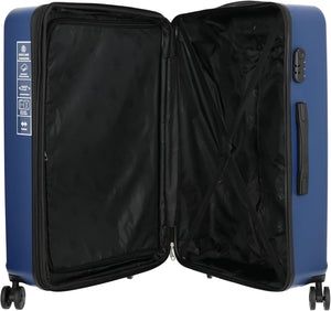 ROBERTO CAVALLI 3-Piece Solid Classic Hardshell Luggage Set – Spinner Suitcases for Carry-On & Checked Travel