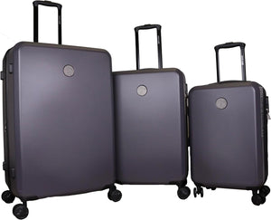 ROBERTO CAVALLI 3-Piece Solid Classic Hardshell Luggage Set – Spinner Suitcases for Carry-On & Checked Travel
