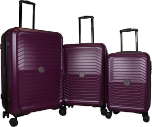 ROBERTO CAVALLI 3-Piece Hard Shell Spinner Luggage Set – Luxury Carry-On & Checked Suitcases