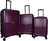 ROBERTO CAVALLI 3-Piece Hard Shell Spinner Luggage Set – Luxury Carry-On & Checked Suitcases