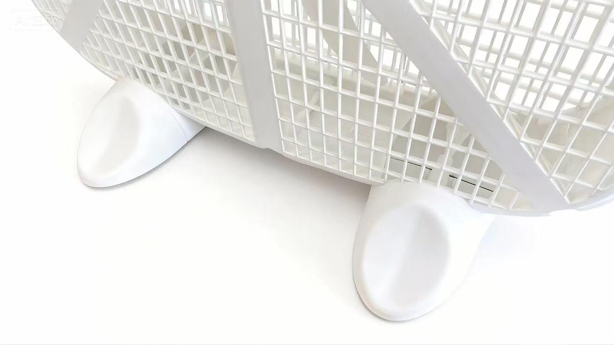 20-Inch 3-Speed Box Fan – Portable Bedroom Fan with Carry Handle, 5-Blade Powerful Airflow & Lightweight Design