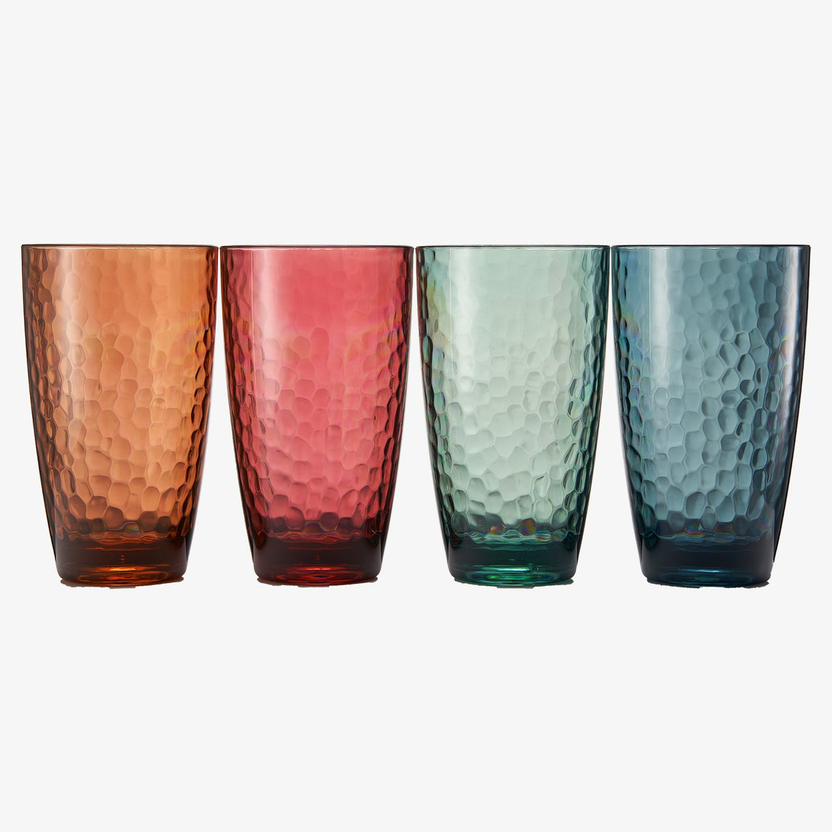 Eze Acrylic Highball Glassware, Set of 4