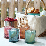 Eze Acrylic Lowball Whiskey Glassware, Set of 4