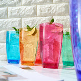 Madrid Acrylic Highball Glassware, Set of 6