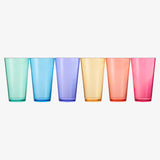 Madrid Acrylic Highball Glassware, Set of 6