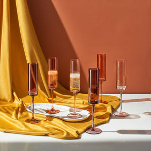 Fortuna-Champagne-Flute-Glassware,-Set-of-6-Champagne-Glasses