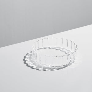 Flower Plate Glassware, Set of 2