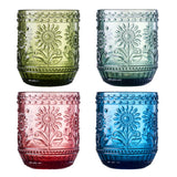 Monet Lowball Tumbler Glassware, Set of 4